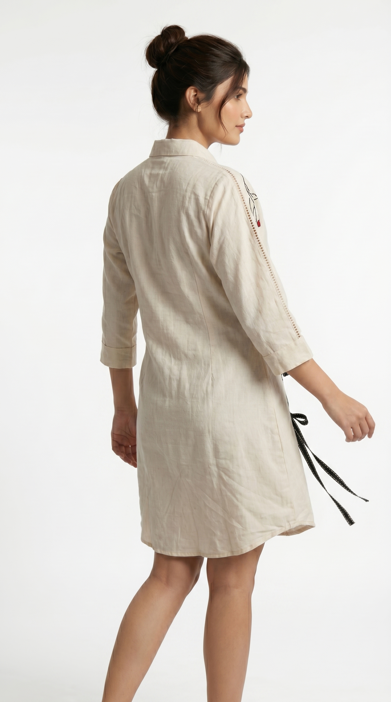 Beige with finger's design