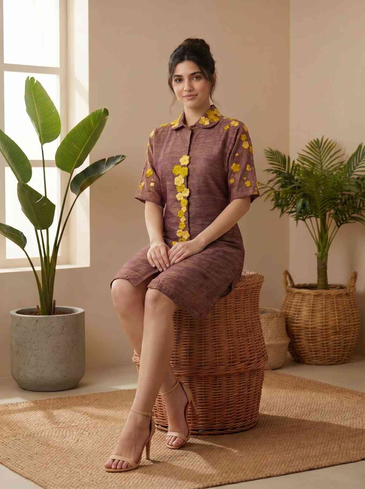 Dusty Mauve Brown
