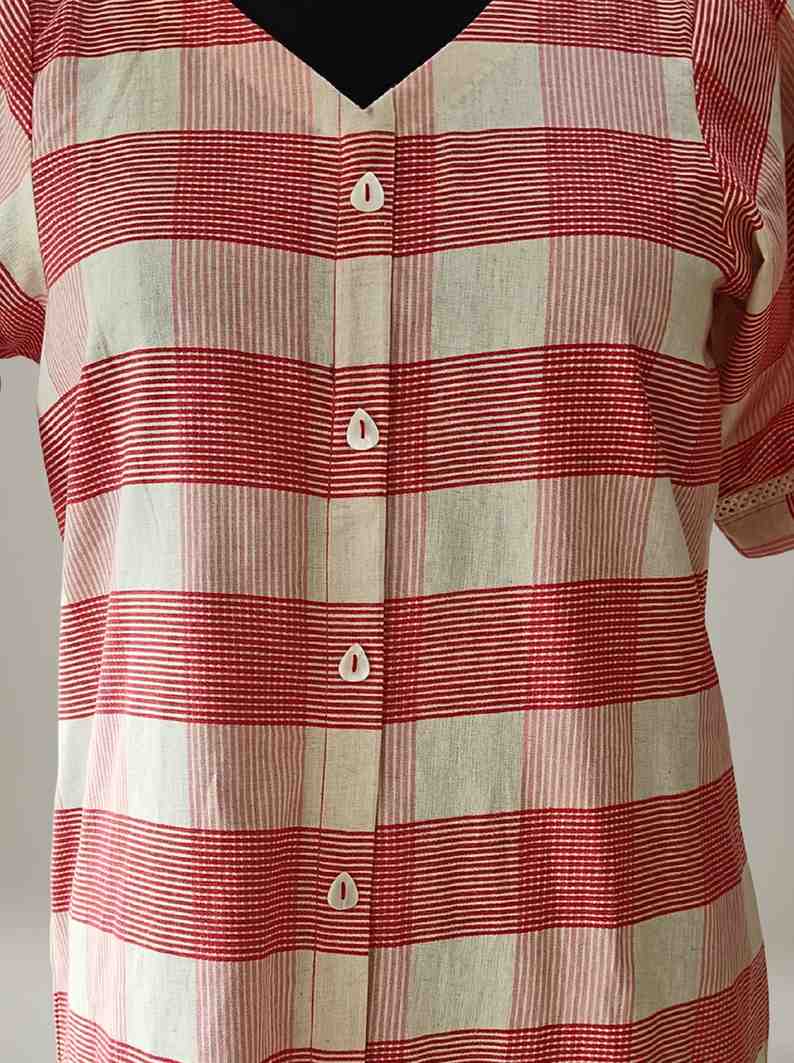 Red Check Dress
