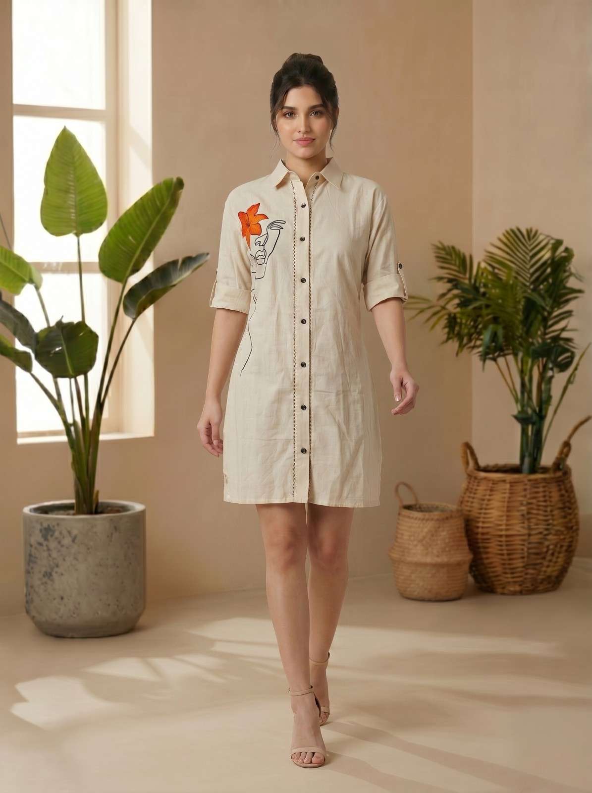 Beige flower