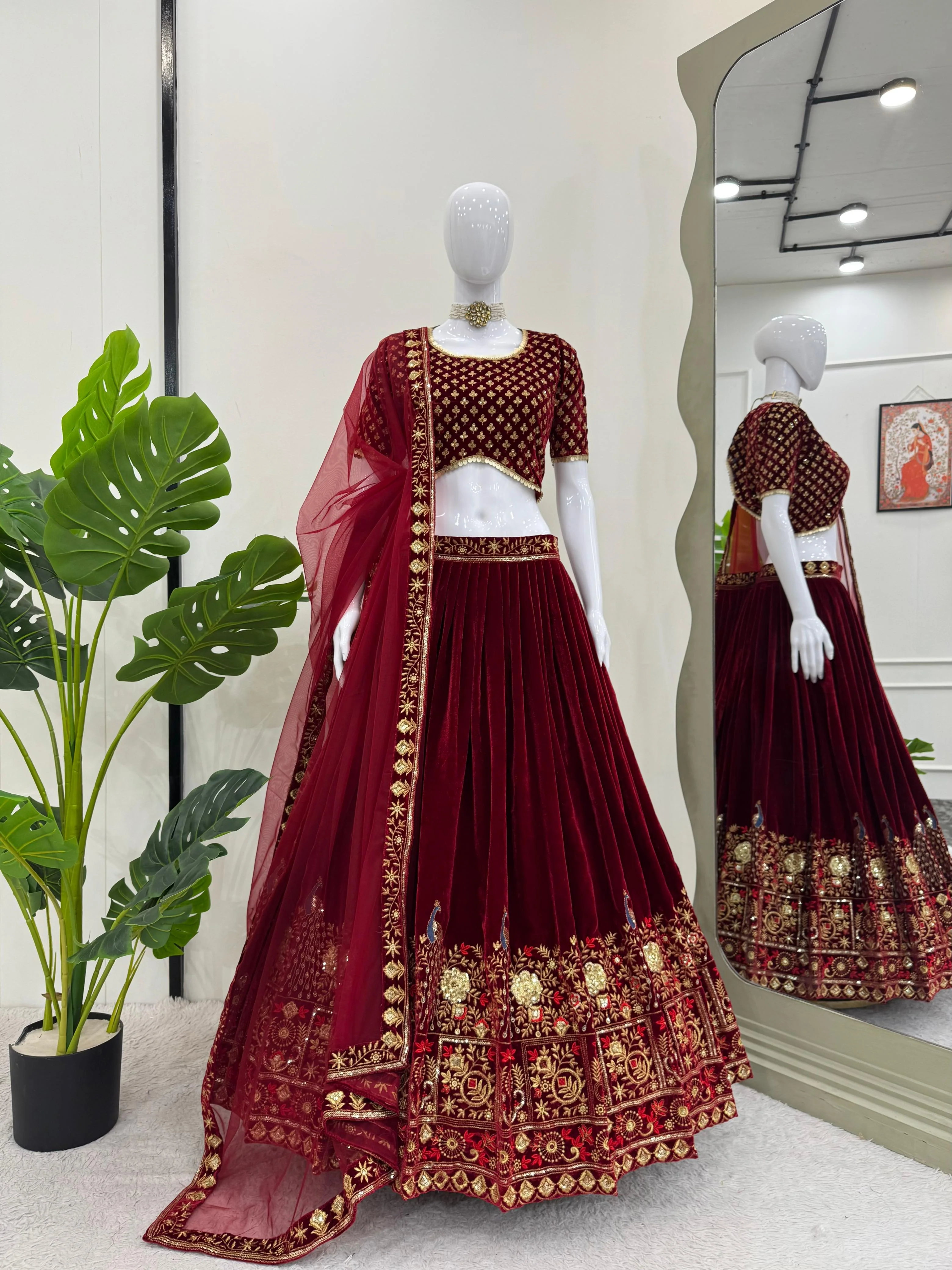 Royal Velvet Bridal Lehenga